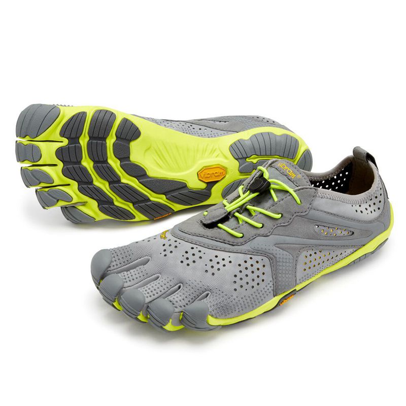 Vibram FiveFingers V-Run Férfi Futócipő - Szürke AGTP839